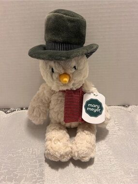 New Mary Meyer Blizzard Putty Snowman Super Soft Plush Stuffed Animal Toy 12”